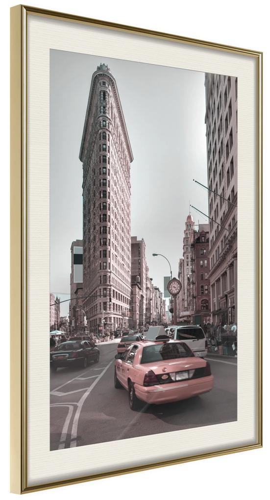Artgeist Plagát - Urban Traffic [Poster] Veľkosť: 40x60, Verzia: Zlatý rám s passe-partout