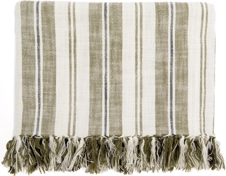 Zelená bavlnená deka 150x200 cm Indira – Tiseco Home Studio