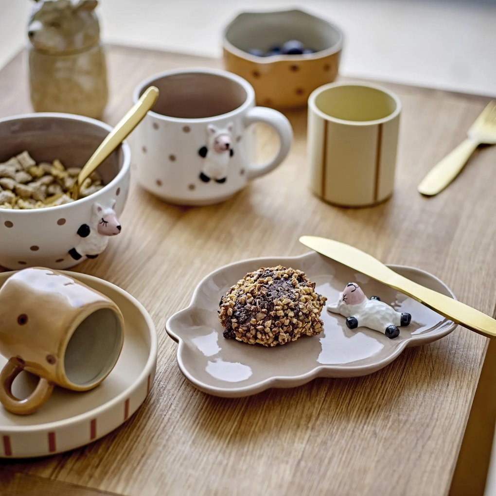 Bloomingville Detský keramický tanierik Dolly Brown