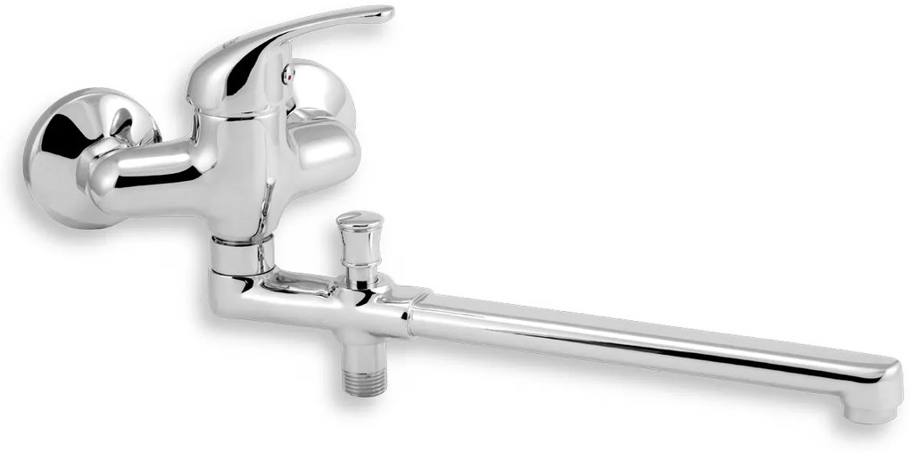 Novaservis Titania Iris, paneláková batéria bez sprchy 100 mm, chrómová, 92033/1,0