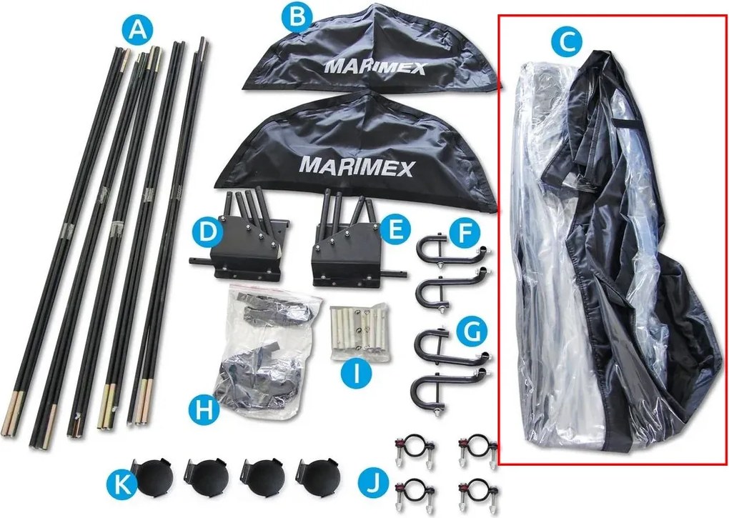 | Náhradný kryt pre zastrešenie Marimex Pool House Control 3,05 m, cvoky | 10992090