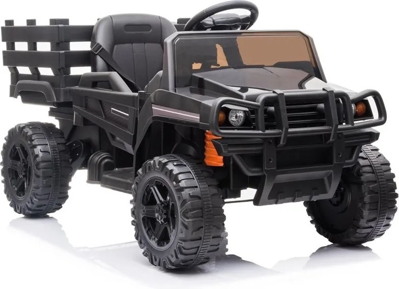 LEAN CARS Batériové autíčko BDM0926 LED MP3 diaľkové čierne