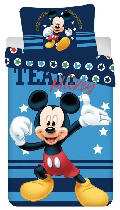 JERRY FABRICS Obliečky Mickey Team  Bavlna, 140/200, 70/90 cm