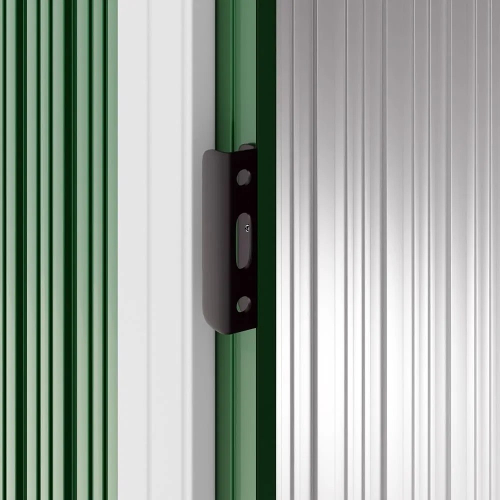 Záhradný domček na náradie L, 196x122x182cm, zelená Gardebruk