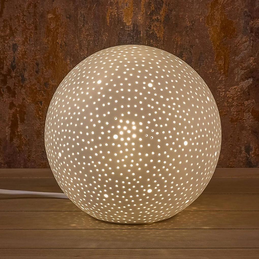 Dekoračná lampa Hviezdne nebo z porcelánu | BIANO