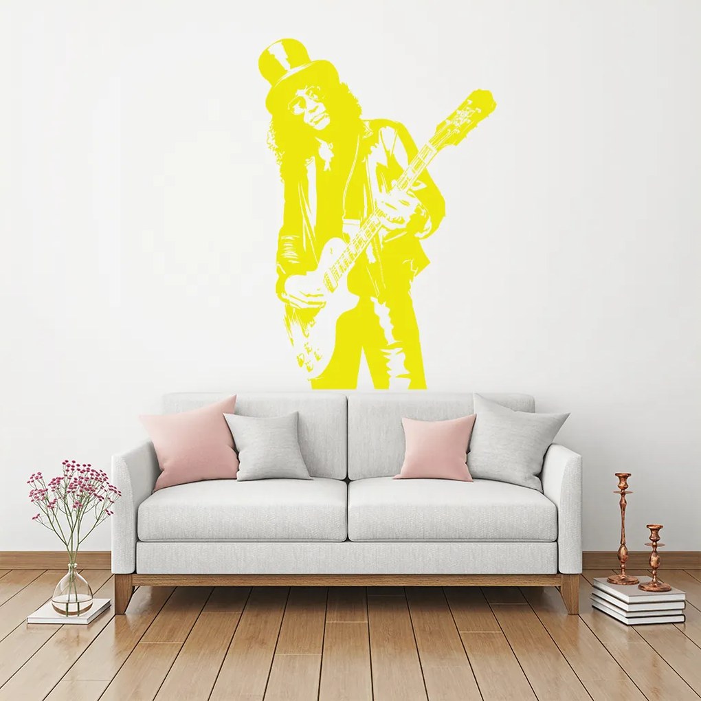 Veselá Stena Samolepka Slash Farba: bílá, Veľkosť: 60 x 87 cm
