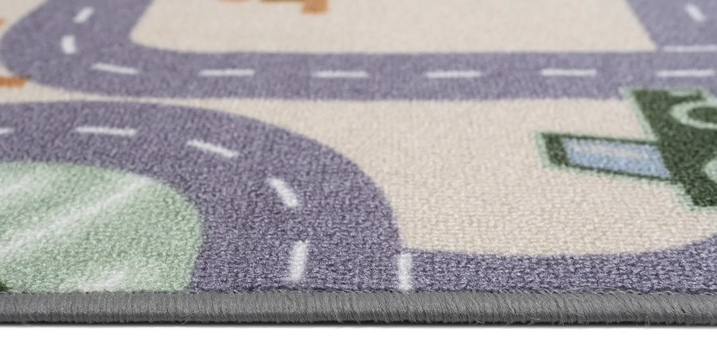 Detský metrážny koberec Scanroad 39 - neúčtujeme odrezky z role, na mieru, šíře 1,33m,1m,2m,3m,4m,na mieru, neúčtujeme odrezky, viacfarebná