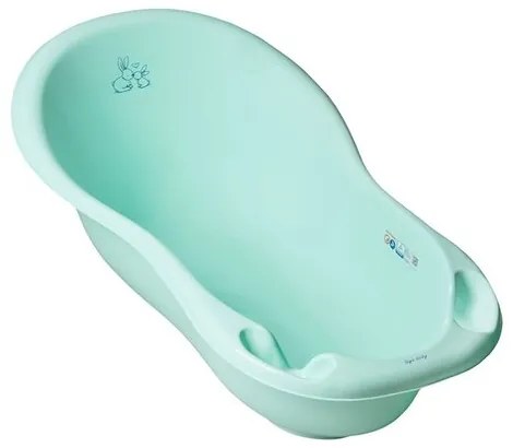 Tega Detská vanička s výpusťou Lux Bunny mätová, 102 cm