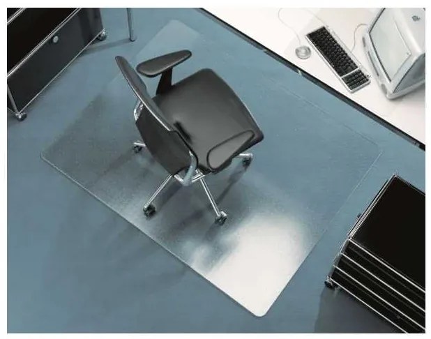 Podložka pod stoličku RS Office Dura Grip Meta 130 x 120 cm - na koberec, číra
