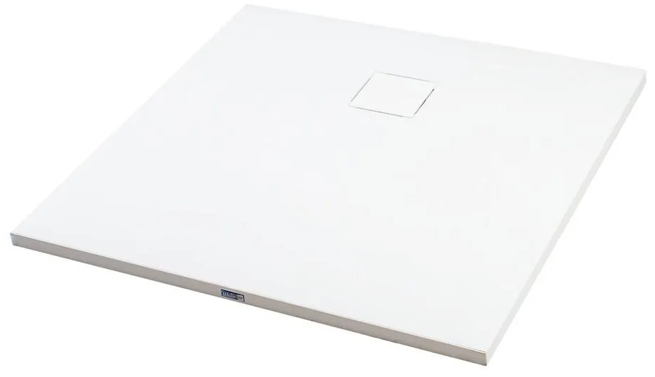Cagliari White 90x90x2,6 cm Štvorcová, SMC sprchová vanička, so sifonom