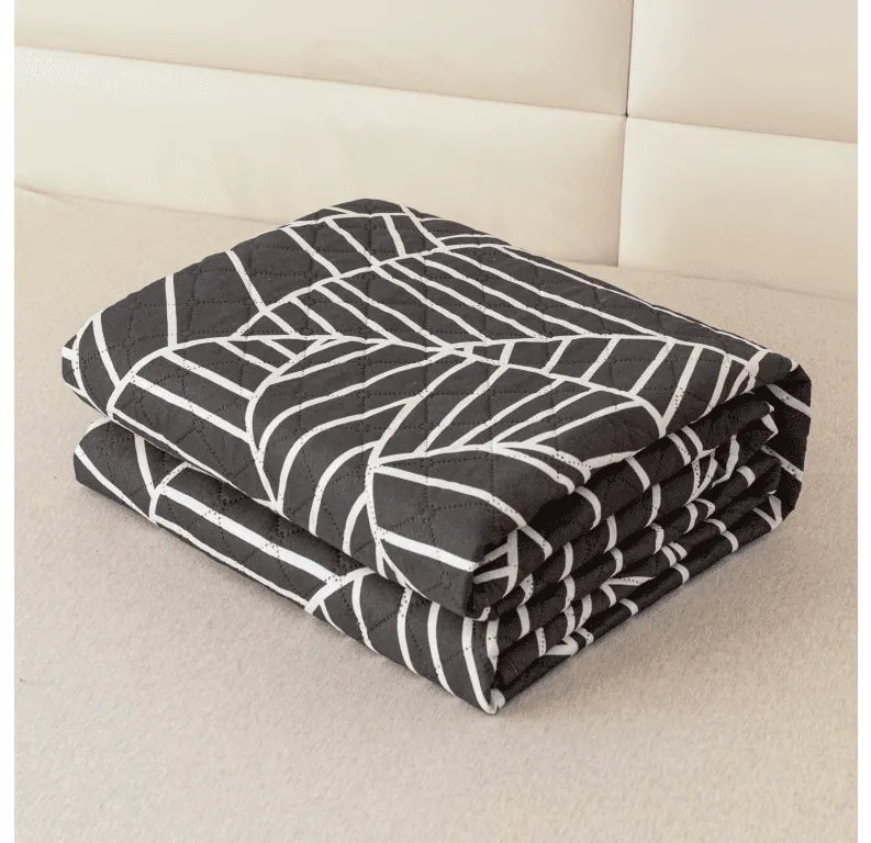 Prehoz na posteľ CHARCO sivý Rozmer: 220 x 240 cm