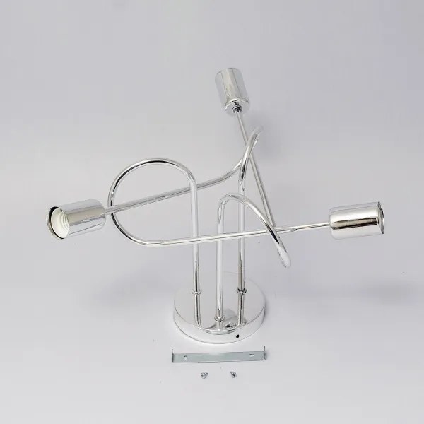 Prisadený luster OXFORD 3xE27/15W/230V lesklý chróm