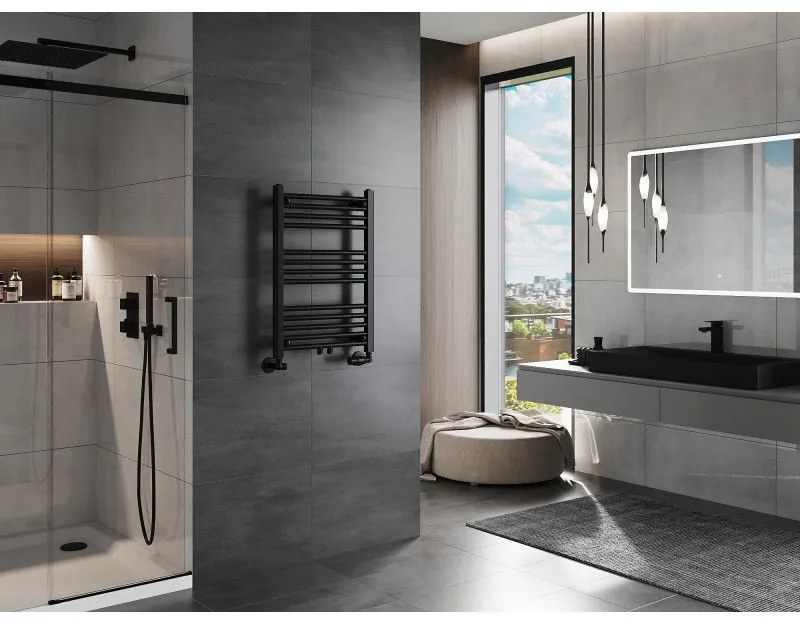 Mexen Mars, vykurovacie teleso 700 x 500 mm, 284 W, čierna, W110-0700-500-00-70