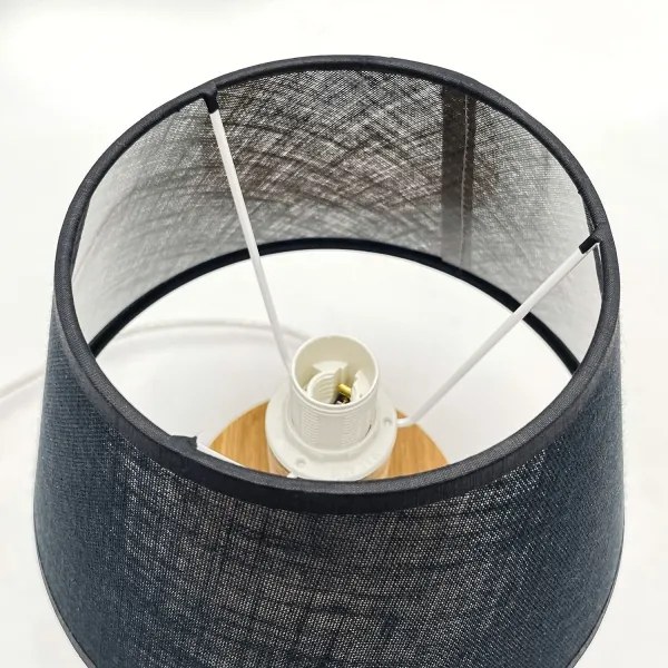 Brilagi - LED Stolná lampa ANTHONY 1xE14/40W/230V dub/čierna