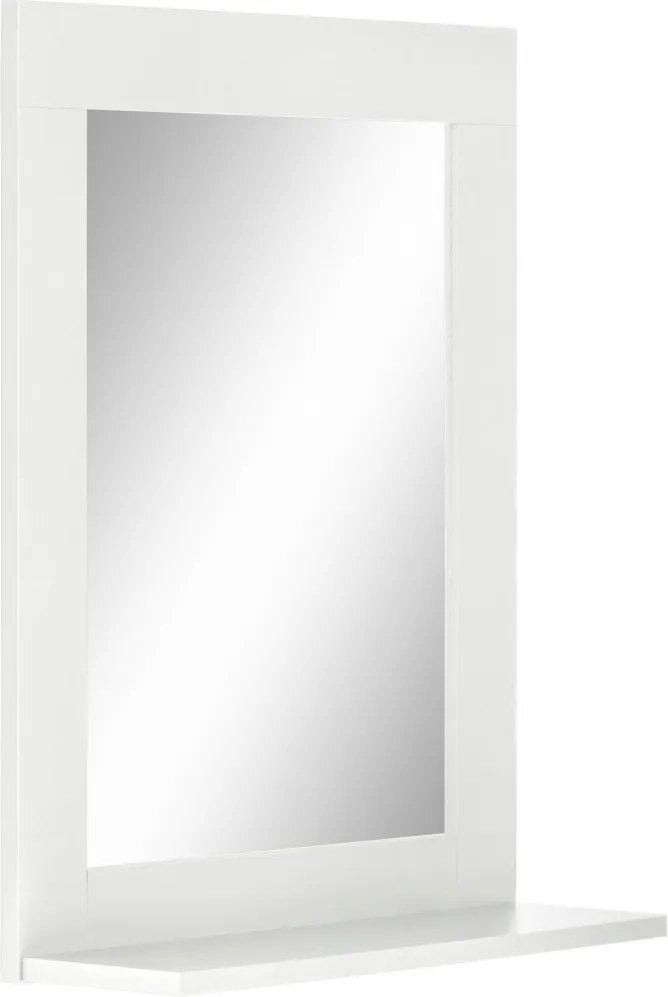 Nástenné zrkadlo Kiley, 65 cm, biela