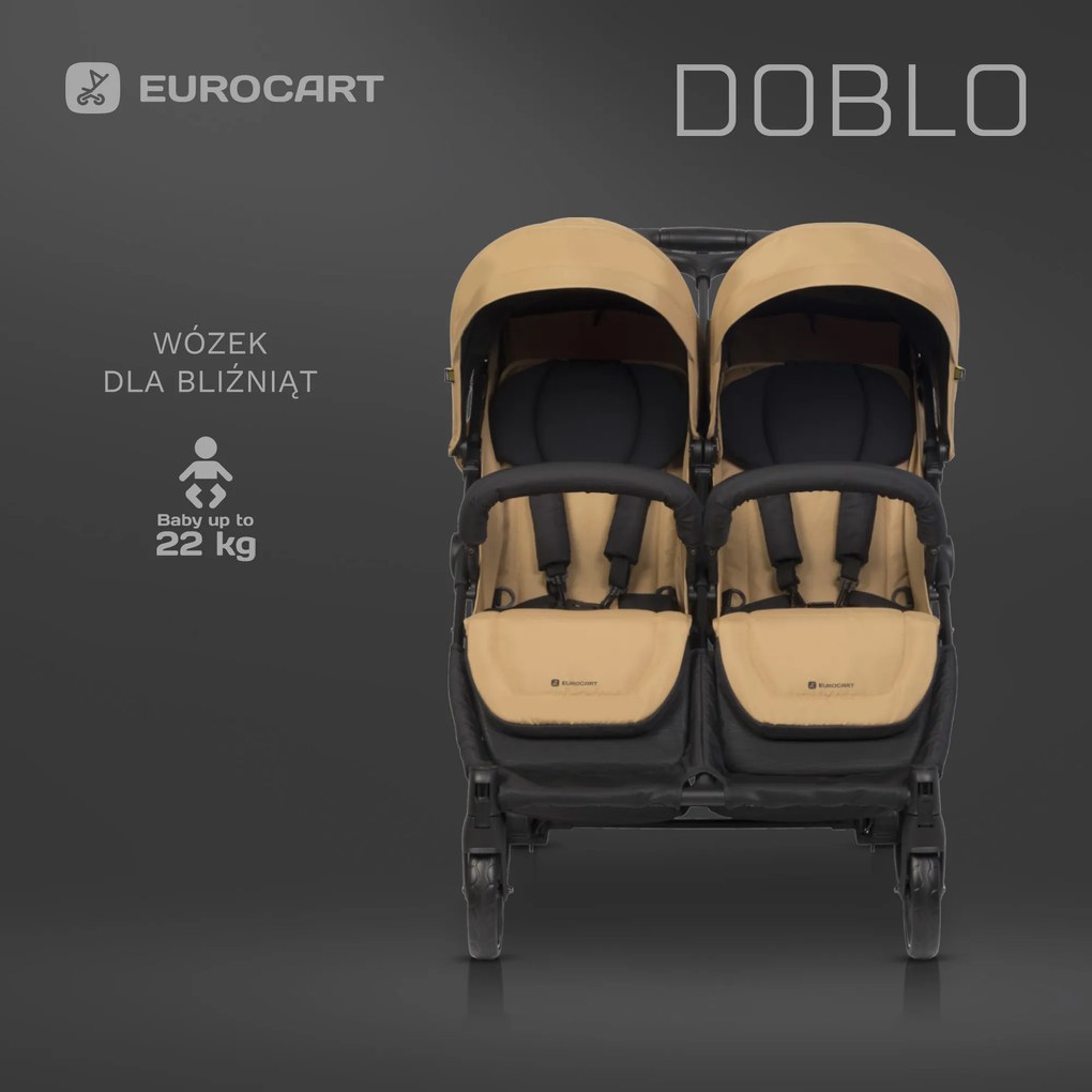 Súrodenecký kočík Euro-Cart Doblo Camel