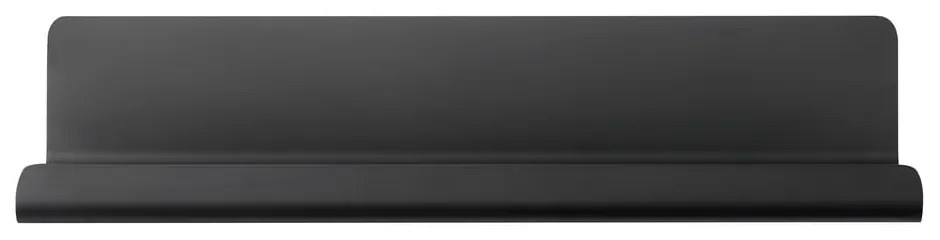 Čierna nástenná oceľová kúpeľňová polička Modo – Blomus