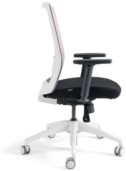 Kancelárska ergonomická stolička S30 — látka, viac farieb S podhlavníkom Modrá