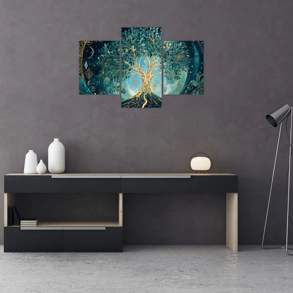 Obraz – Strom života vo vesmíre (90x60 cm)