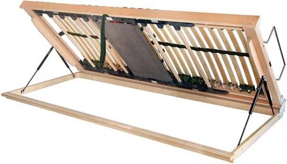 Ahorn PORTOFLEX MOTOR FLAT KOMBI P RADIO PRAVÝ PEVNÝ LAMELOVÝ ROŠT Rozmery 120x200