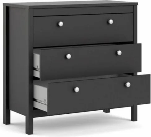 Komoda TWO REE 82 cm čierna