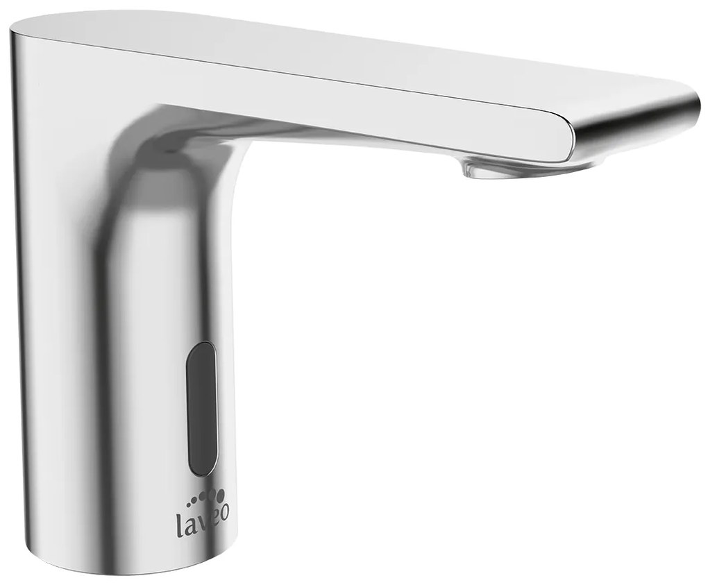 Laveo Plato, elektronická umývadlová batéria s externou reguláciou teploty, stojanková, chrómová, LAV-BLY_024D