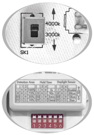 Ecolite WMAT350/HF-25W/BI - LED Stropné svietidlo so senzorom LED/25W/230V biela