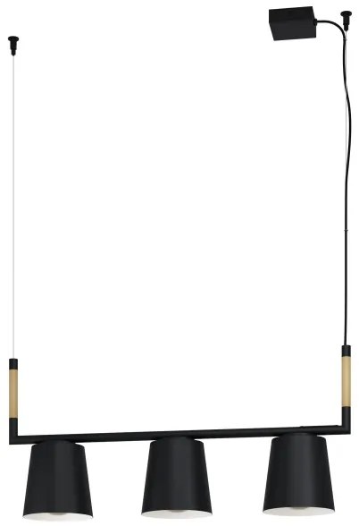 Eglo 43612 - Luster na lanku LACEY 3xE27/40W/230V
