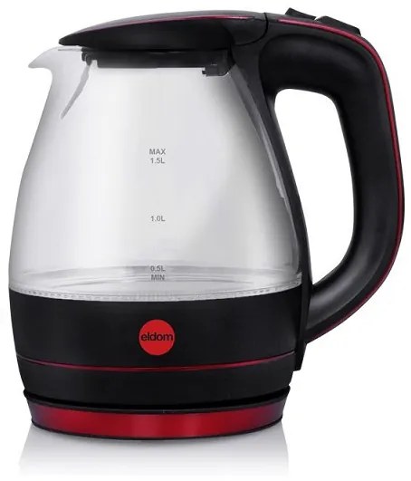 Bezdrôtová kanvica ELDOM C400 2000W červená 1,5 l