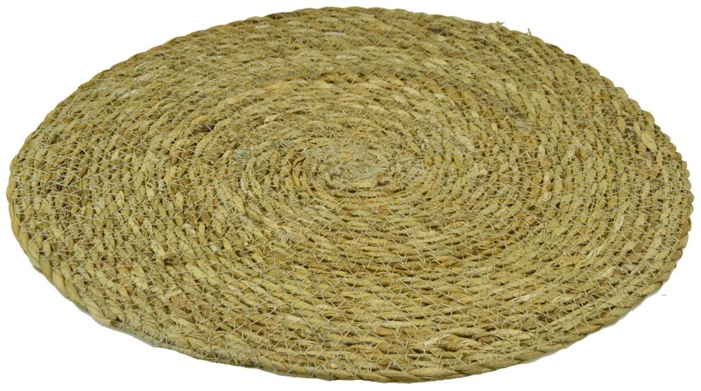 Okrúhly koberec z morskej trávy - slabý Rozmery (cm): průměr 60
