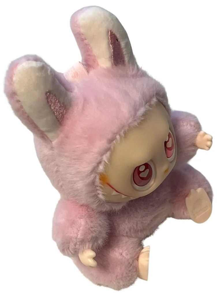 Plyšová figúrka v štýle LABUBU monster - růžová