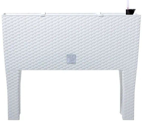 Prosperplast Truhlík so zavlažovacím systémom Rato Case High (biela, 80 x 62 x 33 cm (Š x V x H)) (100275859)