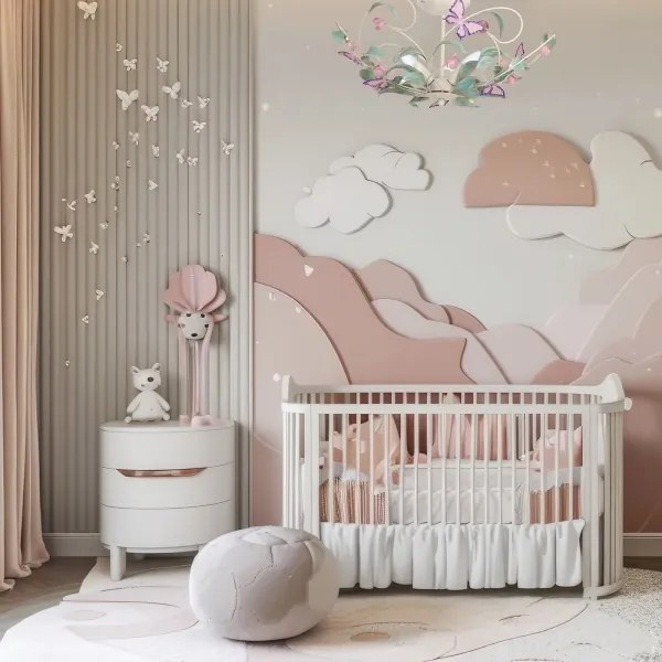 Prisadený luster SUMMER 3xE14/60W/230V