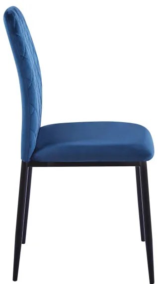 Jedálenská stolička MAVERIK zamatová, granátová