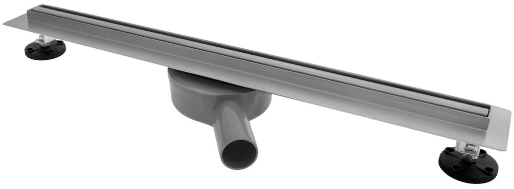 Rea Neo Slim Pro, lineárny odtokový žľab s 360stupňovým sifónom 50cm, nerez, REA-G8749