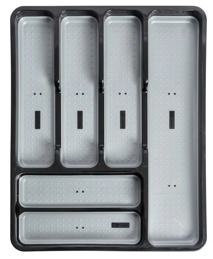 Čierno-sivý príborník Addis Basic