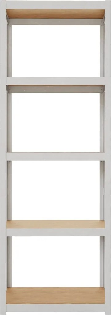 Policový regál kovový biely zásuvný systém AR Style D-Carbon