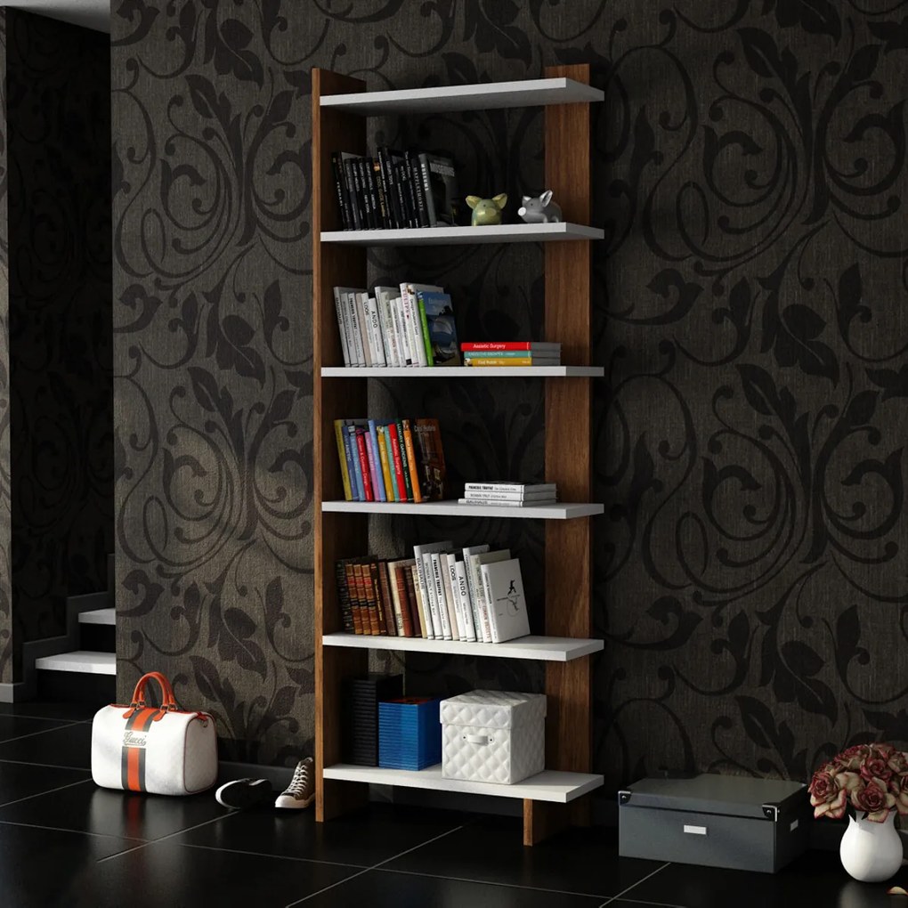 Knižnica Order White Walnut