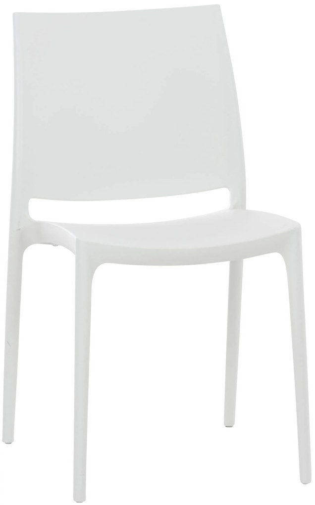 Plastová stolička May Farba Biela