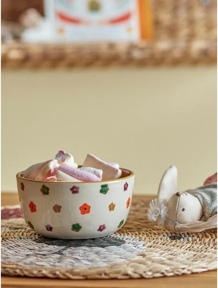 Béžová kameninová detská miska ø 12 cm Addy – Bloomingville Mini