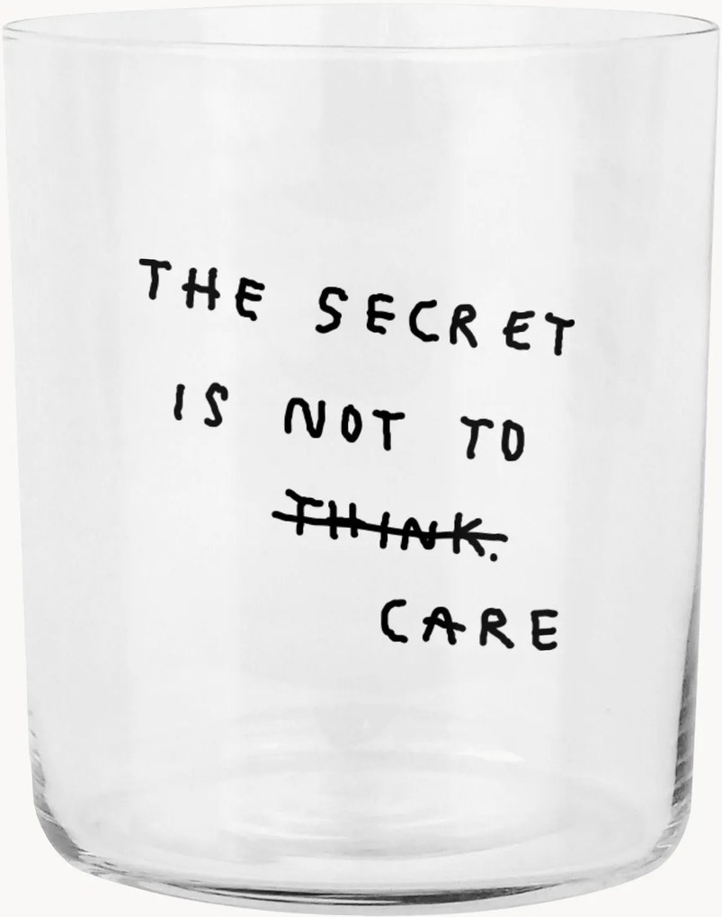 Pohár The Secret Is Not To Care