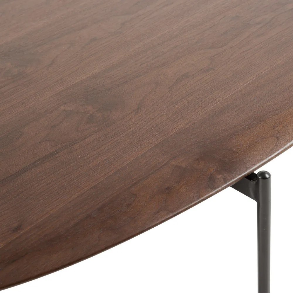 Konferenčný stolík v tmavo prírodnej farbe 97x121 cm Kota – WOOOD