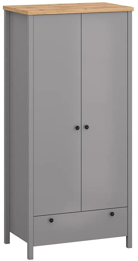 Skriňa 2D1S Melini Gray H