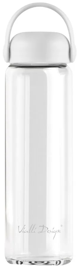 Biela sklenená fľaša 540 ml Fuori – Vialli Design