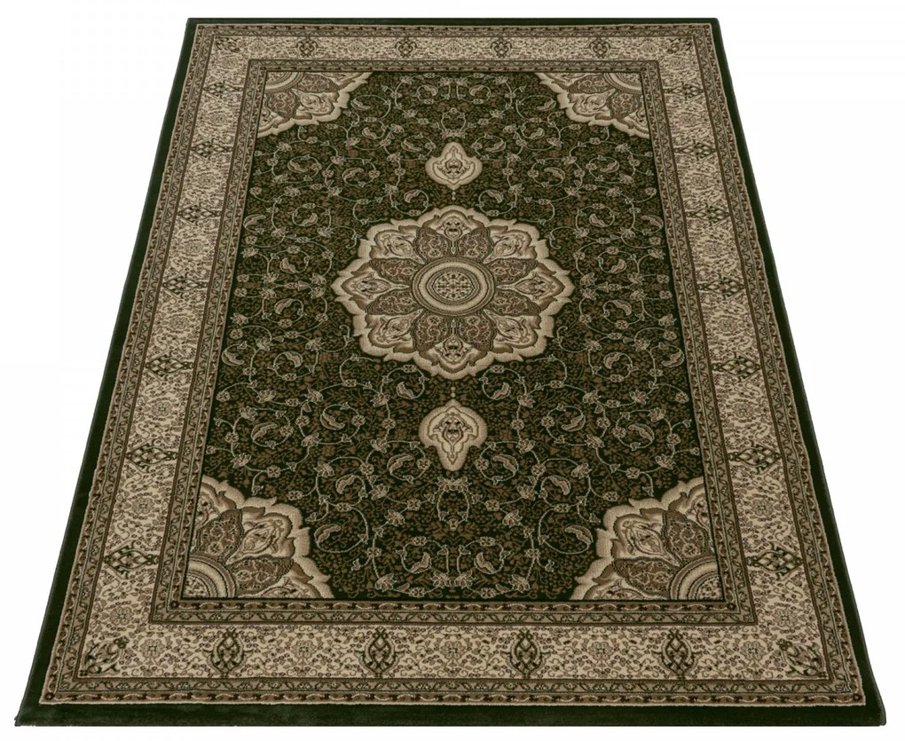 Ayyildiz, Kusový koberec Kashmir 2601 green, 240x340, zelená, obývacia izba