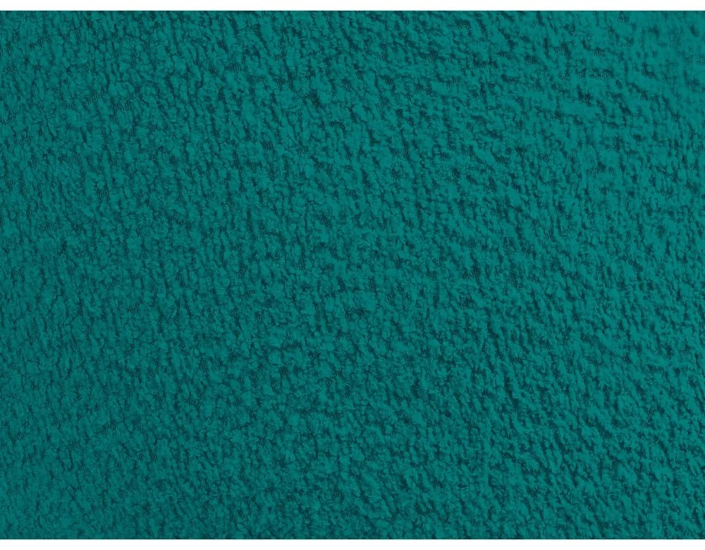 Tyrkysovomodré kreslo z textílie buklé Janissaire – Bobochic Paris