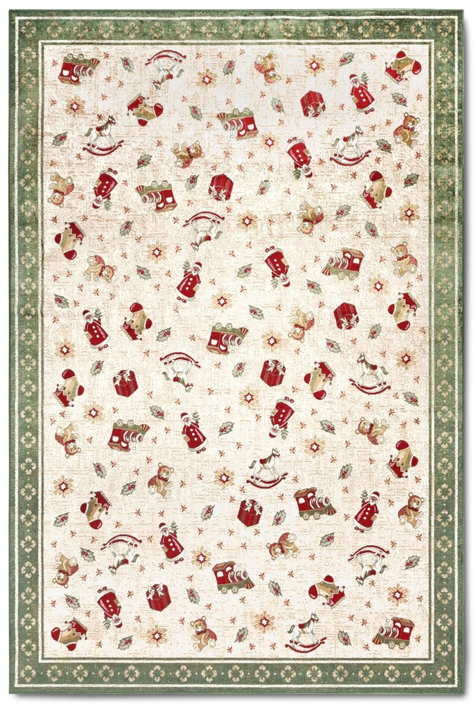 Villeroy & Boch Kusový koberec Toy's delight so strihaným vlasom 106218 Green, Multicolor, 160x230, zelená, obývacia izba
