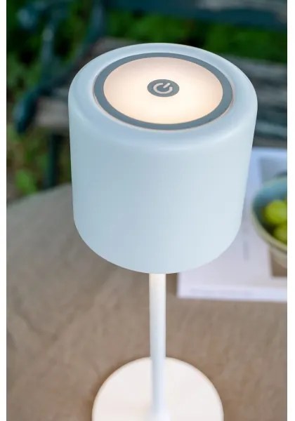 Markslöjd 108658 - LED Stmievateľná nabíjacia lampa FILO LED/2W/5V IP44 30 cm biela