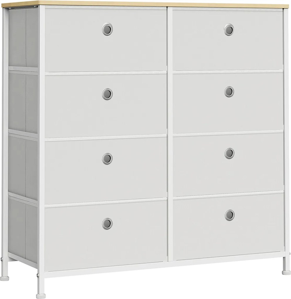 Komoda látková AUK-E1024 Farba: Biela