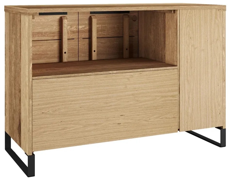 furniture-nabytek.cz - Masivní podstavec pod umyvadlo Sydney z divokého dubu, olejovaný, hnědý – 105×45×74 cm